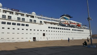 بالصور ..ميناء شرم الشيخ يستقبل اولى السفن السياحية