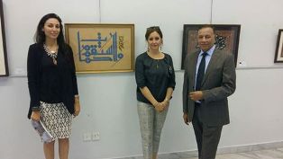 افتتاح معرض للوحات الفائزة بملتقي القاهرة الدولي الثاني لفنون الخط العربي بالكويت