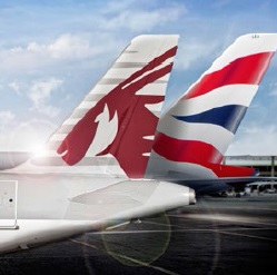 القطرية والخطوط الجوية البريطانية توسعان اتفاقية الرمز المشترك بينهما