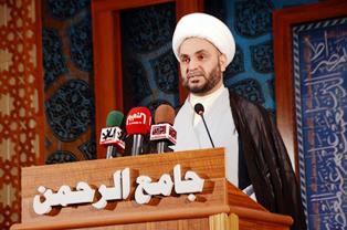 خطيب جمعة بغداد يشدد على تعزيز الجبهة الداخلية العراقية لتحقيق الانتصار على داعش