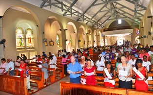 Special mass in Creole was held during Festival Kreol 2016 in Seychelles