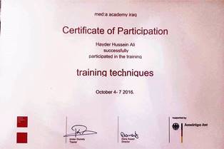 مدير الاكاديمية الالمانية للإعلام في العراق: لقد حان الوقت لتصدير المدربين العراقيين الى البلدان العربية