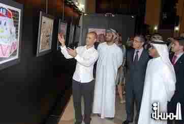 ثقافة الامارات تطلق معرض” الإمارات بعيون الفنانين الفرنسيين “