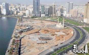 القاسمي يشهد افتتاح واجهة المجاز المائية