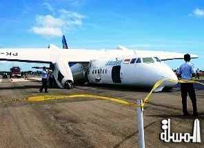 Passenger plane with 52 people on board crash-lands in eastern Indonesia