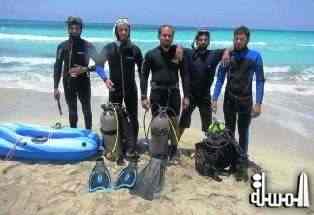 سم الأثار الغارقة بمراقبة أثار بنغازي يواصل رحلة الكشف عن المواقع المغمورة