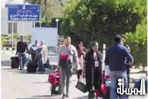 طابا تستقبل أول فوج سياحى بعد الحادث الارهابى