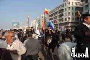 الاسكندرية تجذب السياح فى إحتفالية بلد السياحة و الأمان