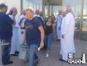 مطار الملك الحسين في العقبة يستقبل أول رحلة سياحية على متنها 189 سائح سويدي