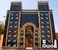 سياحة بابل تنجز المرحلة الاولى من مشروع صيانة بوابة عشتار