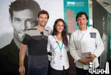 PHOTO CAPTION: JEAN-CHRISTOPHE NOVELLI AND MARK WEBBER PUT ON COOKING MASTERCLASS FOR MARSA HOSPITALITY