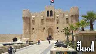 الانتهاء من مشروع إنارة قلعة قايتباي الأثرية