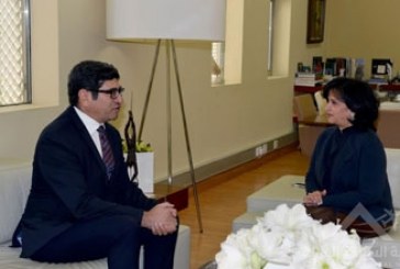 الشيخة مي تبحث مع السفير الأرجنتيني التعاون الثقافي