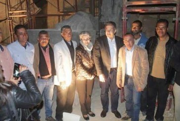 العناني وايرينا بوكوفا فى زيارة لمعالم مدينة الأقصر الاثرية