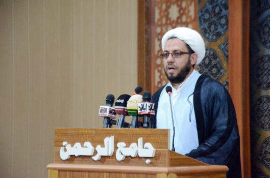 دعا امام وخطيب جمعة بغداد الشيخ جعفر الربيعي في خطبة الجمعة، الى بذل قصارى الجهود لتحقيق "التمكين الالهي"،