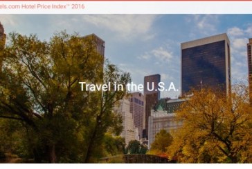 Hotels.com Reports Slight Increase in US Hotel Room Prices in 2016 with Savings for Americans Traveling Abroad