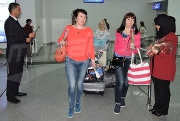 وصول أول رحلة سياحية من روسيا الى مطار جربة  