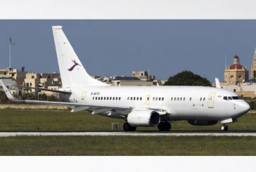 طائرة 787 دريم جت لأول مرة في مطار الدوحة