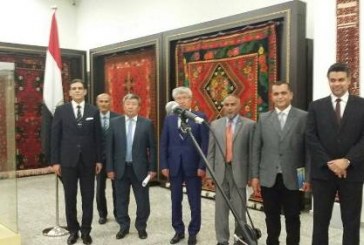 بالصور..افتتاح معرض الاثار المصرى المقت “السلطان بيبرس وعصره” بالمتحف القومي بكازخستان