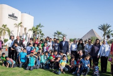 مريديان الهرم يحتفل بيوم اليتيم