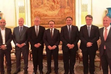 قيادات مجموعة اورنچ العالمية يستقبلون وزير الاتصالات المصري المهندس ياسر القاضي بمقر الشركة في باريس