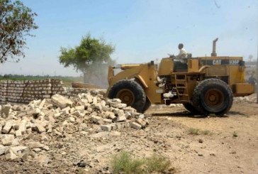 محافظ الاقصر يؤكد: استمرار حملات ازالة التعديات علي اراضي املاك الدولة