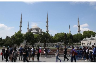 تركيا تسجل 5 ملايين سائح الشهر الماضي