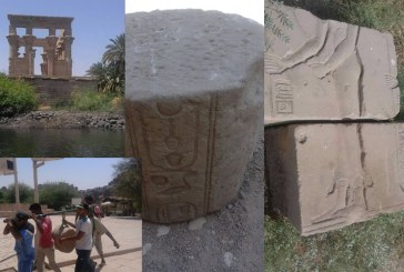 البدء في مشروع دراسة ونقل بعض العناصر المعمارية الاثرية بالشلال الي جزيرة فيله