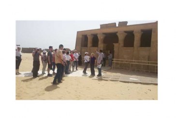 انطلاق ماراثون رياضي بمنطقة آثار تونا الجبل بالمنيا