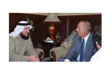 بالصور ..محافظ البحر الأحمر يلتقى بالشيخ ناصر بن أحمد أحد أكبر مستثمرى الإمارات لبحث فرص الإستثمار بالمحافظة