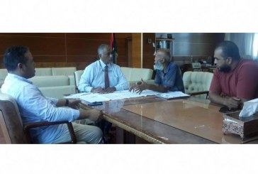 رئيس سياحة ليبيا يستقبل أعضاء وحدة تأمين حماية آثار لبدة