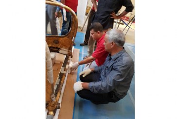 المتحف المصري الكبير يستقبل العجلة الحربية الثانية للملك توت عنخ آمون