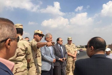 محلب والعنانى يتفقدان مشروعى تطوير هضبة أهرامات الجيزة والمتحف المصري الكبير