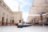 2 مليون مسلم سجلوا فى منصة العمرة الالكترونية و تعقيم أرضيات المسجد النبوى 10 مرات يوميا