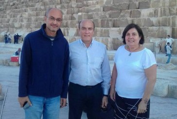 عمدة مونتفديو عاصمة دولة الاورجواي يزور منطقة اثار الهرم