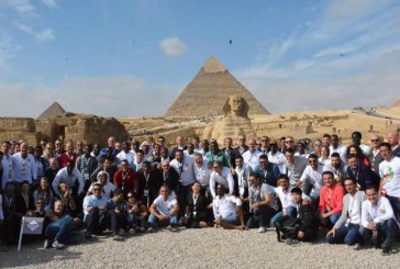 منطقة آثار الهرم تستقبل وفد الإتحاد الدولي للاعبي كرة القدم المحترفين من 70 دولة