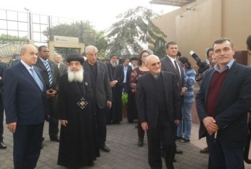 وزير السياحة يرافق وفد مؤسسة الحج الفاتيكانى فى زيارة لكنيسة العذراء مريم بالمعادى