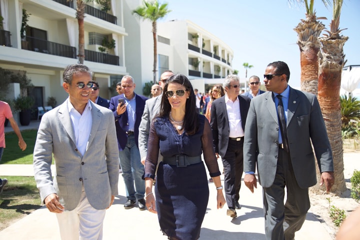 وزيرة السياحة المصرية المشاط تفتح فندق العلمين الجديد بالساحل الشمالى