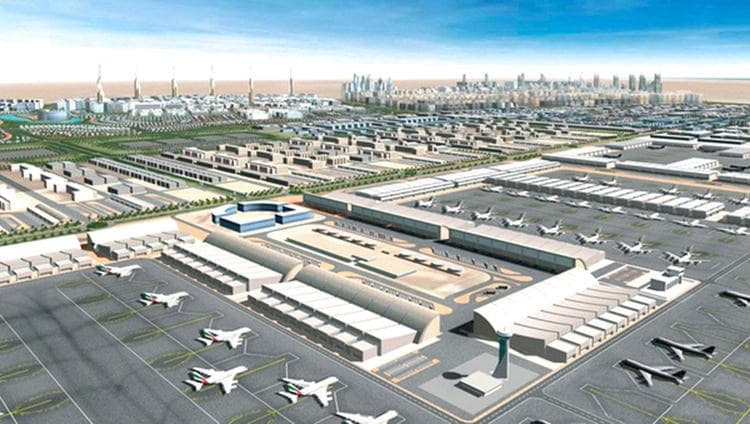 دبي نحو امتلاك أكبر مطارات العالم مساحة وطاقة استعابية للمسافرين