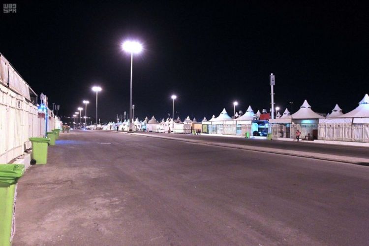 قوافل ضيوف الرحمن تبدأ غداً الاحد التوافد إلى مشعر منى