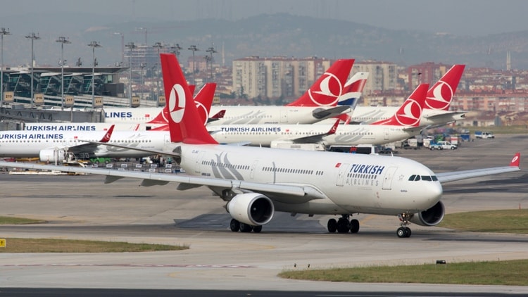 الخطوط الجوية التركية تنقل 120 مليون مسافر فى النصف الأول