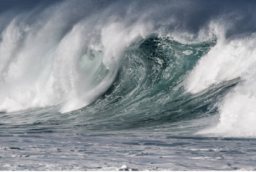 إعصار ضخم “يخفي” جزيرة بأكملها بالمحيط الهادئ فى لمح البصر!