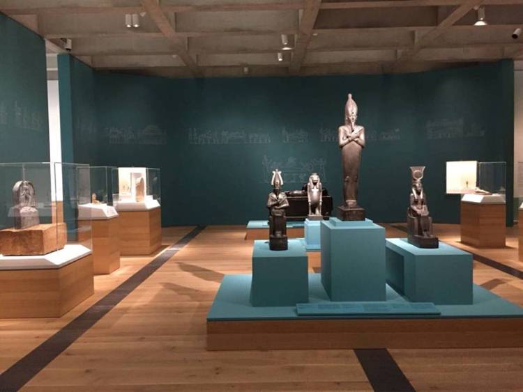 مصطفي وزيري يفتتح معرض الآثار الغارقة بمدينة مينيابوليس الأمريكية