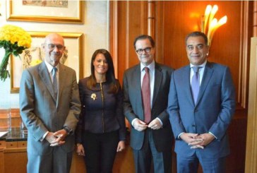 وزيرة سياحة مصر تلتقى الخبير الدولى باسكال لامي رئيس اللجنة العالمية لأخلاقيات السياحة