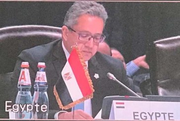 العنانى يتسعرض الخلفية التاريخية للشخصية المصرية أمام أعضاء المنظمة الدولية للفرانكفونية