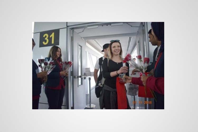 بالصور .مطار الغردقة يستقبل أولى رحلات الخطوط الجوية الالمانية ( lufthansa) قادمة من ميونخ