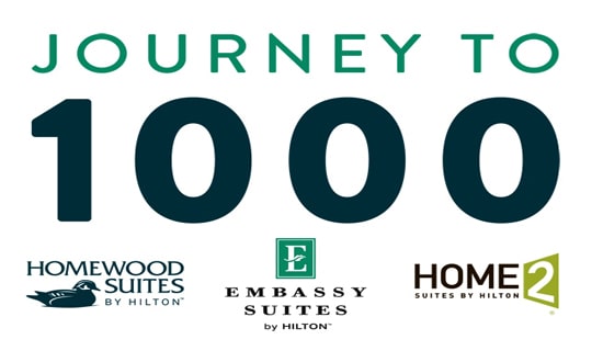 All Suites Brands by Hilton Reach 1,000th Property Milestone with Opening of Homewood Suites by Hilton in Pleasant Hill, California