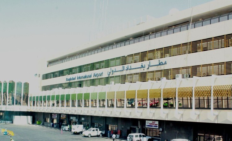 الضباب يتسبب فى توقف حركة الطيران بمطار بغداد الدولي