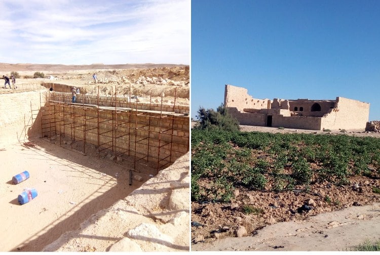 ترميم بركة قلعة الحسا التاريخية