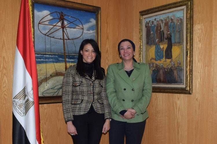 وزيرتا السياحة والبيئة تناقشان آليات تحقيق السياحة المستدامة وتفعيل مشروع الحفاظ على التنوع البيولوجي